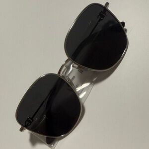 DOLCE & GABBANA Stylish Black Chic Metail Frame Sunglasses. Retail $354